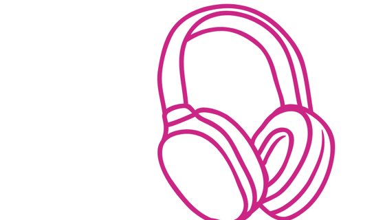 graphic of headphones